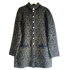 🍒 ELLEN TRACY Knit Button-up Cadigan Sweater PLUS Sz XL